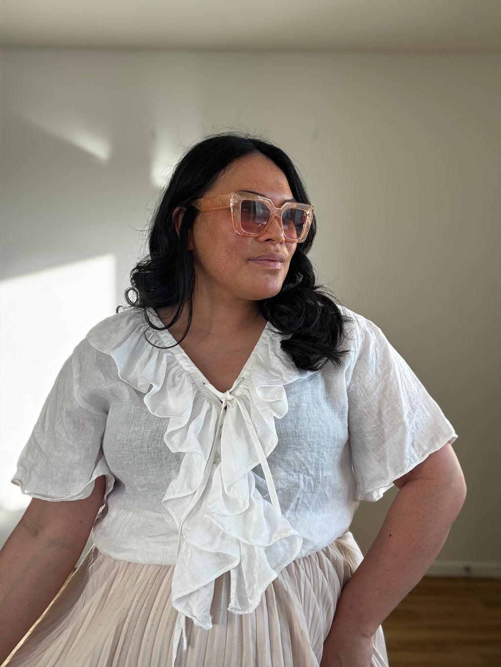 Brave + True Ruffle Blouse (Size 10 - 14)