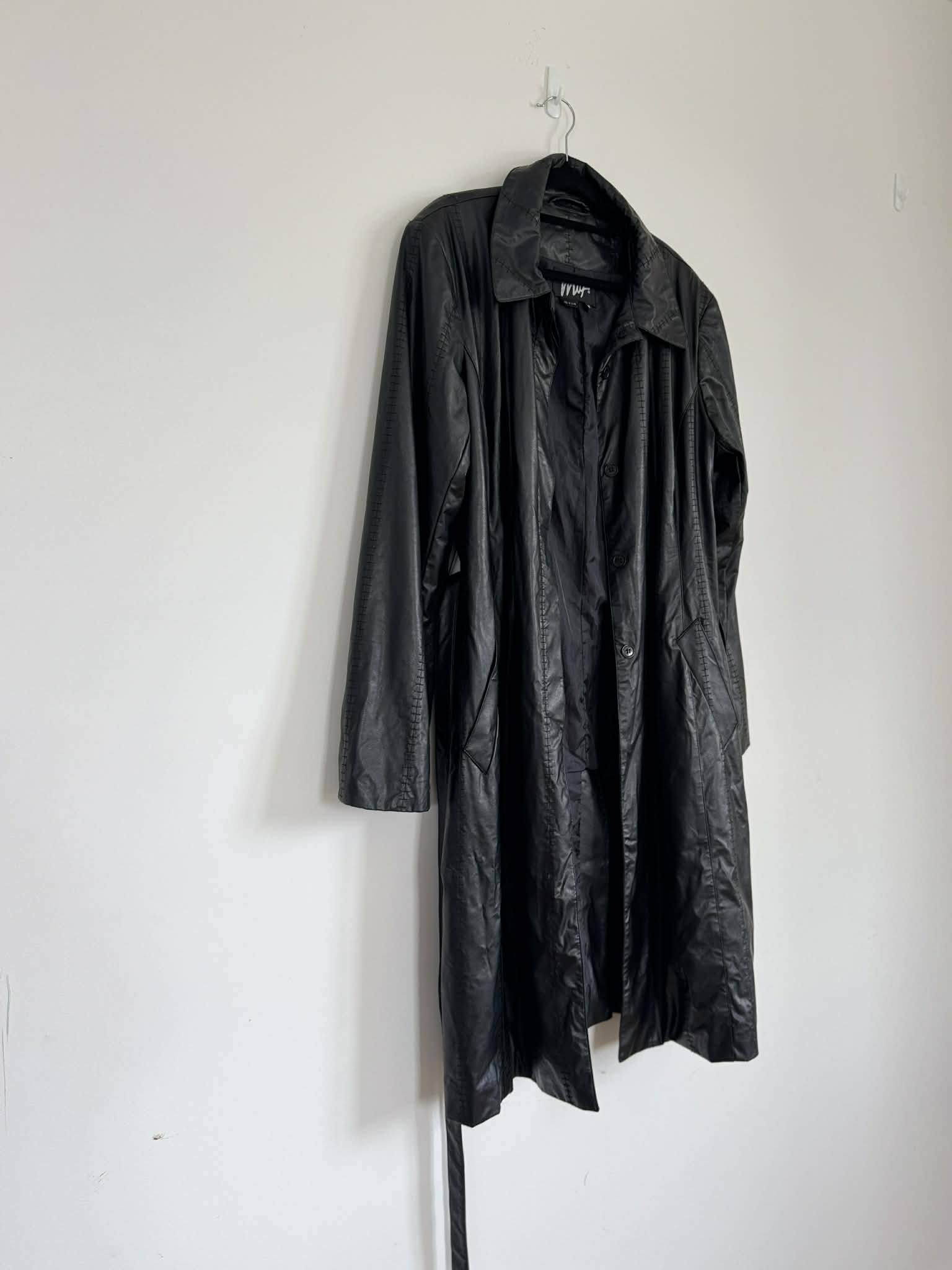 Max Faux Leather Trench (Size 12 - 14)