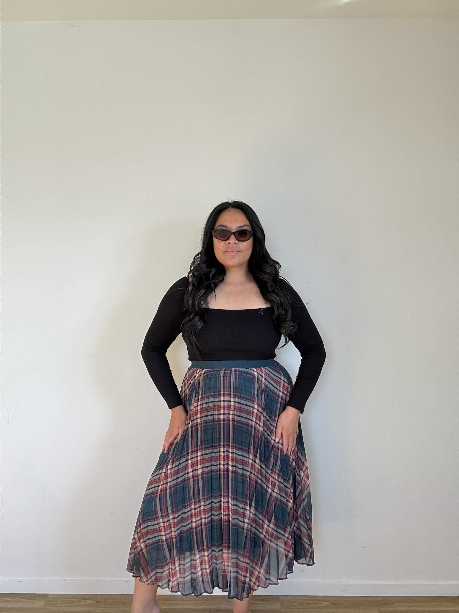 Band of Gypsies Tartan Print Skirt (Size 12 & 14)