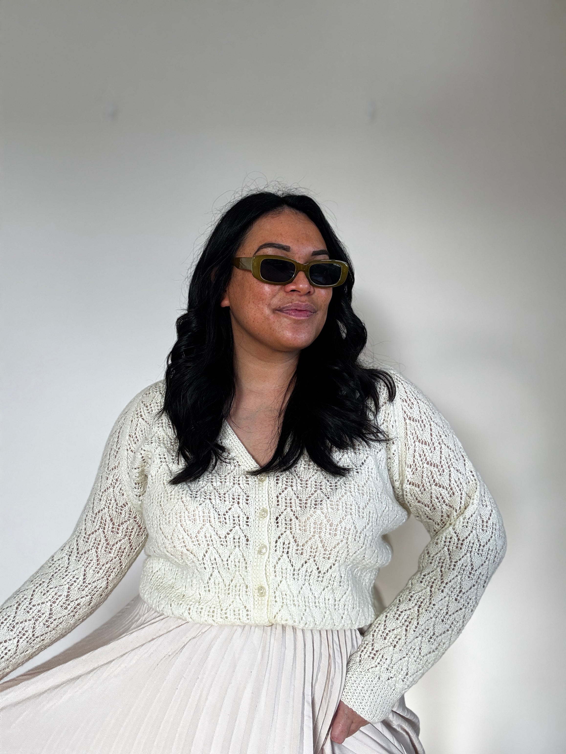 Handknitted Cardigan (Size 12 - 14)