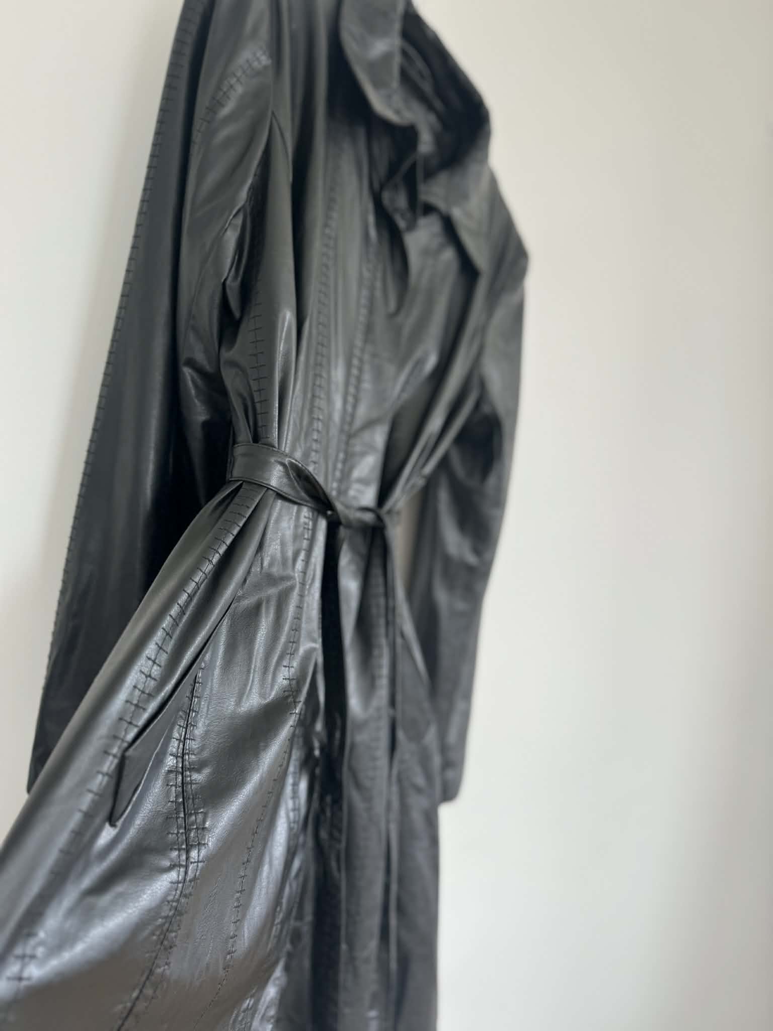 Max Faux Leather Trench (Size 12 - 14)