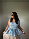 Thing Thing Peplum Top (Size 16)