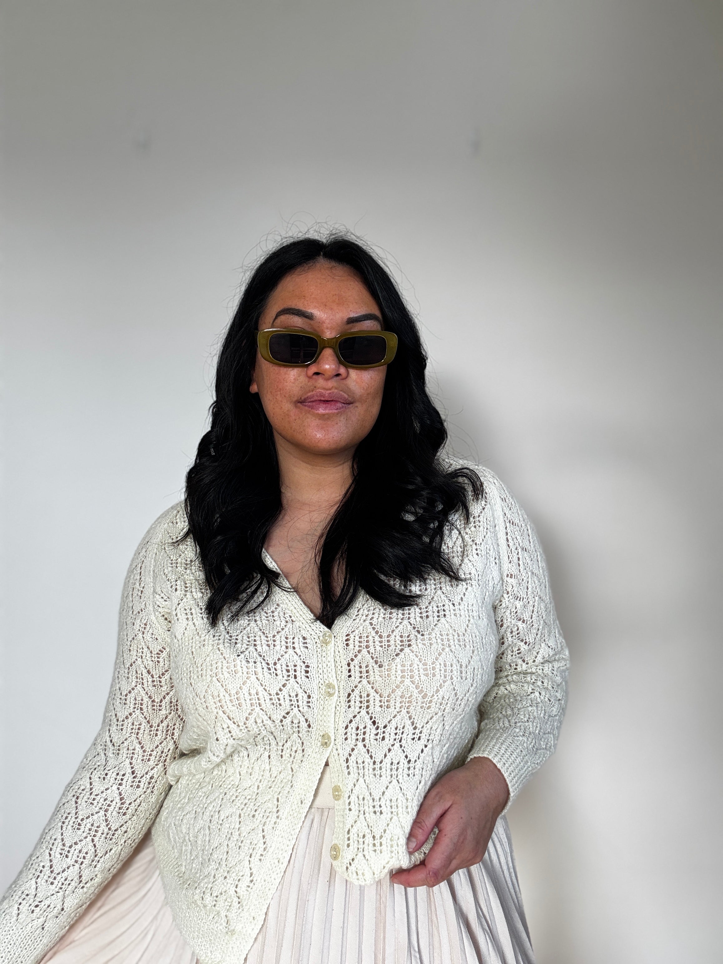 Handknitted Cardigan (Size 12 - 14)
