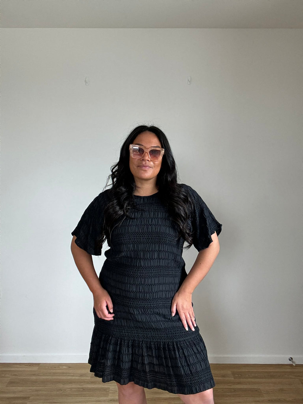 Knewe Label Black Dress (Size 14)