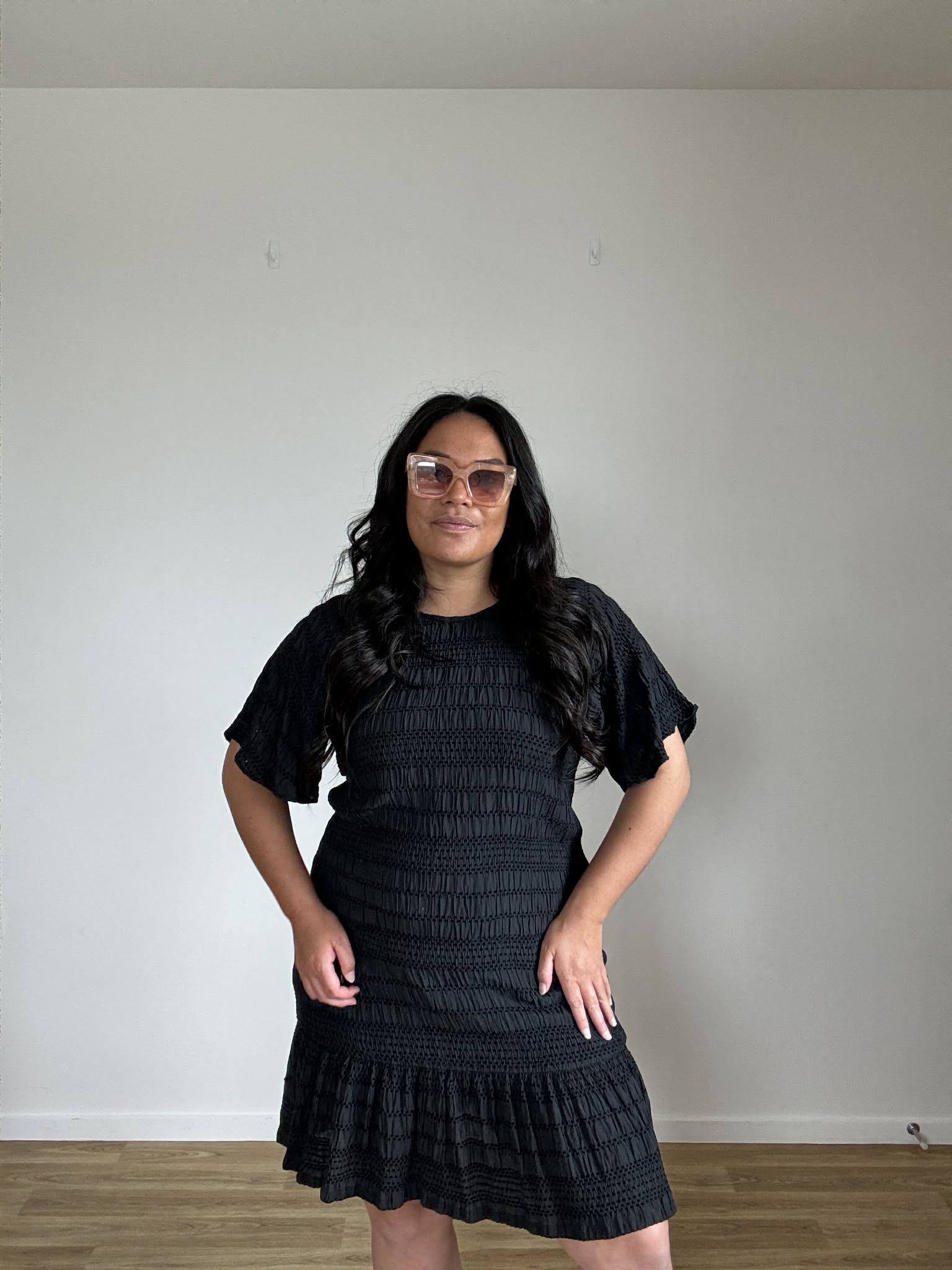 Knewe Label Black Dress (Size 14)