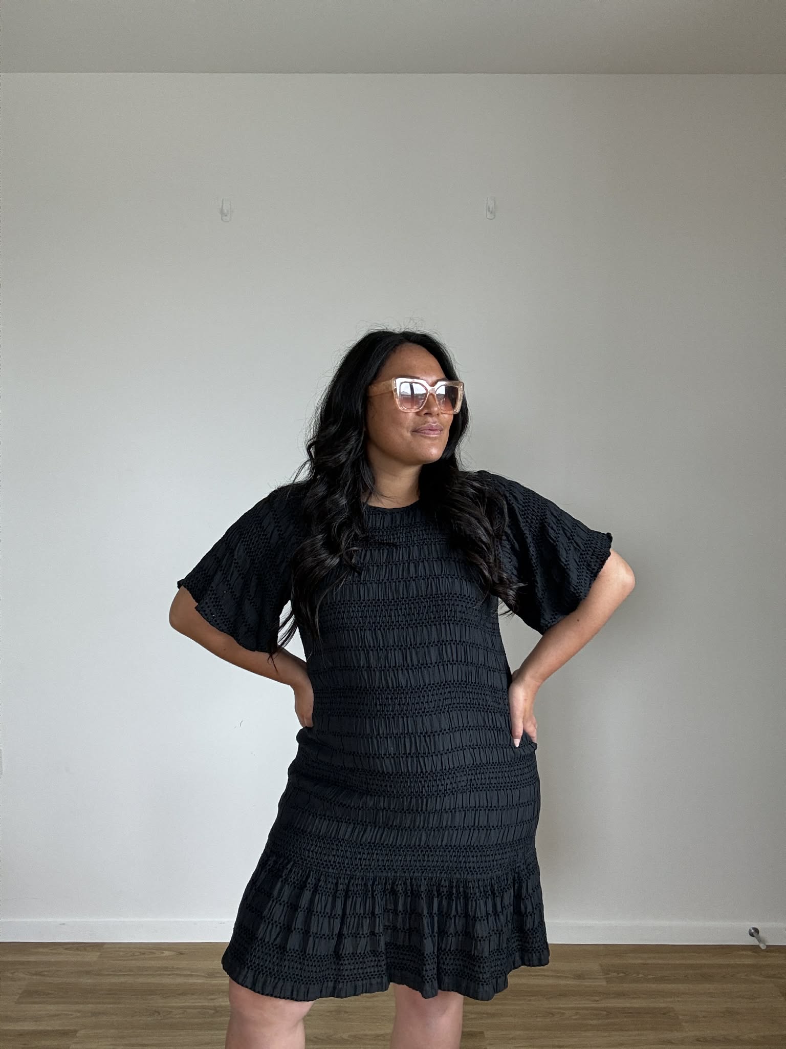 Knewe Label Black Dress (Size 14)