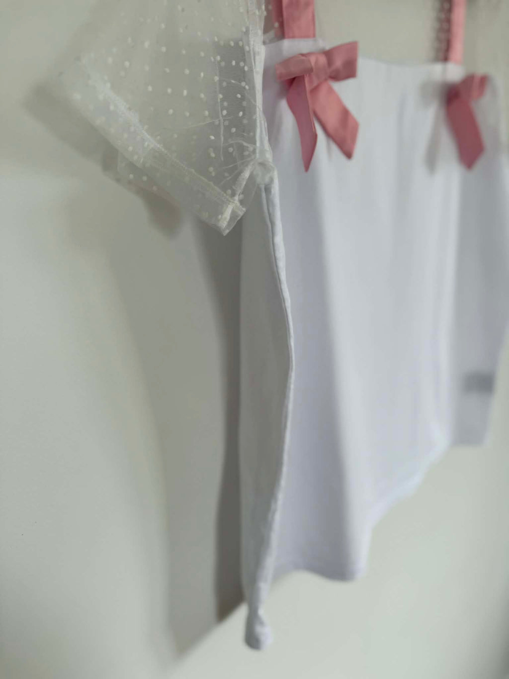 Lazy Oaf Tied Up Bow T-Shirt (Size S/M)