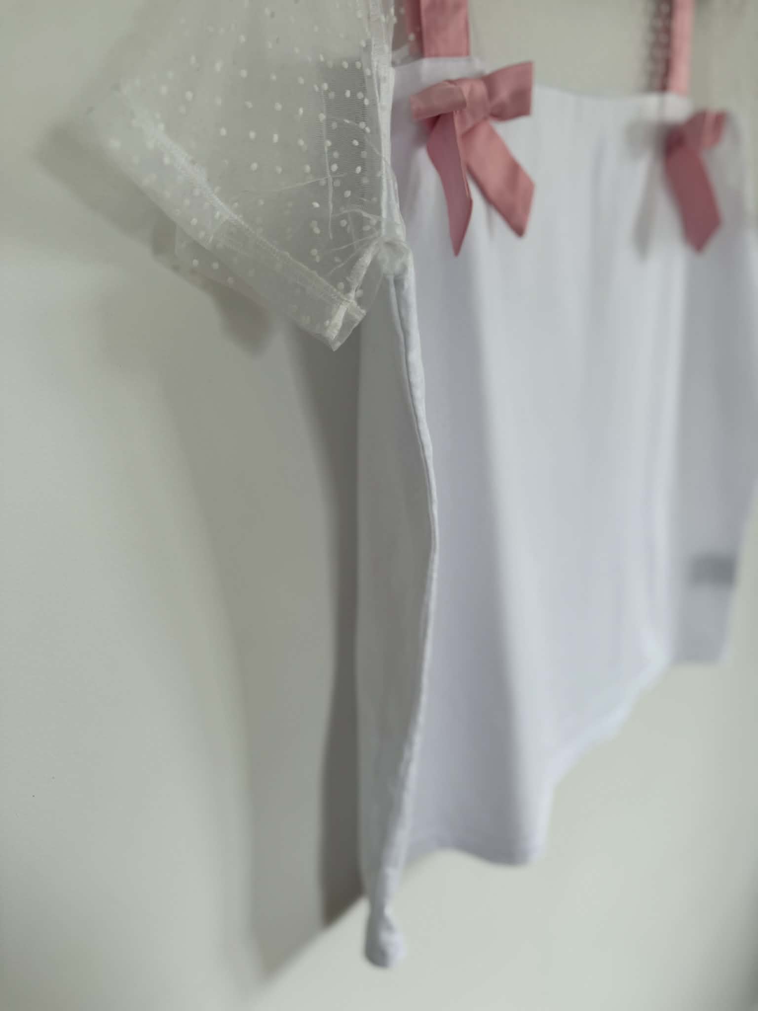 Lazy Oaf Tied Up Bow T-Shirt (Size S/M)