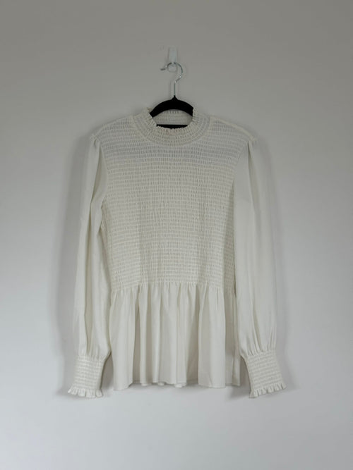 Decjuba Shirred Top (Size 8)