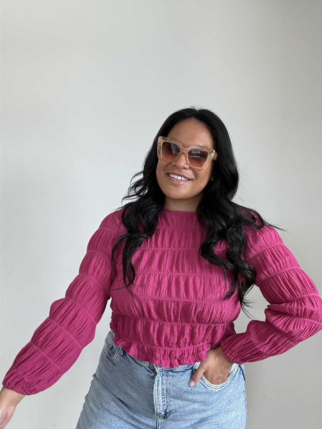 Pink Zest Top (Size 12 - 16)