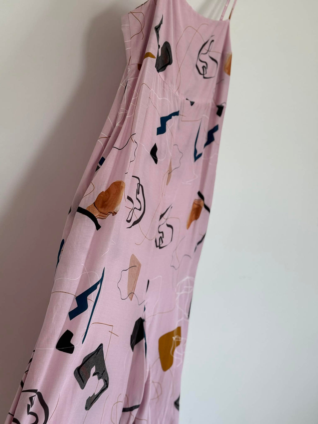 Nyne Mural Jumpsuit Pink (Size 14)