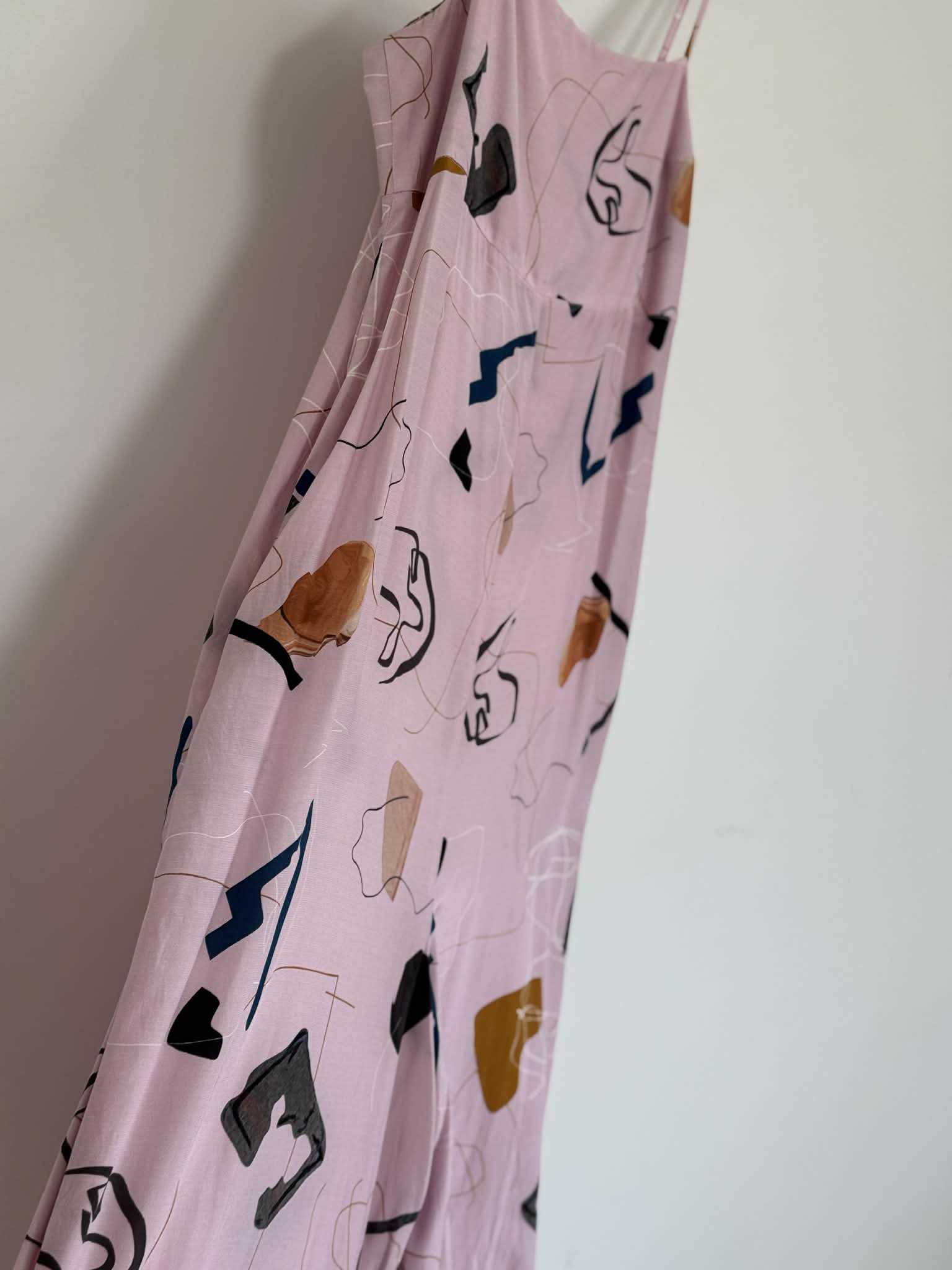 Nyne Mural Jumpsuit Pink (Size 14)