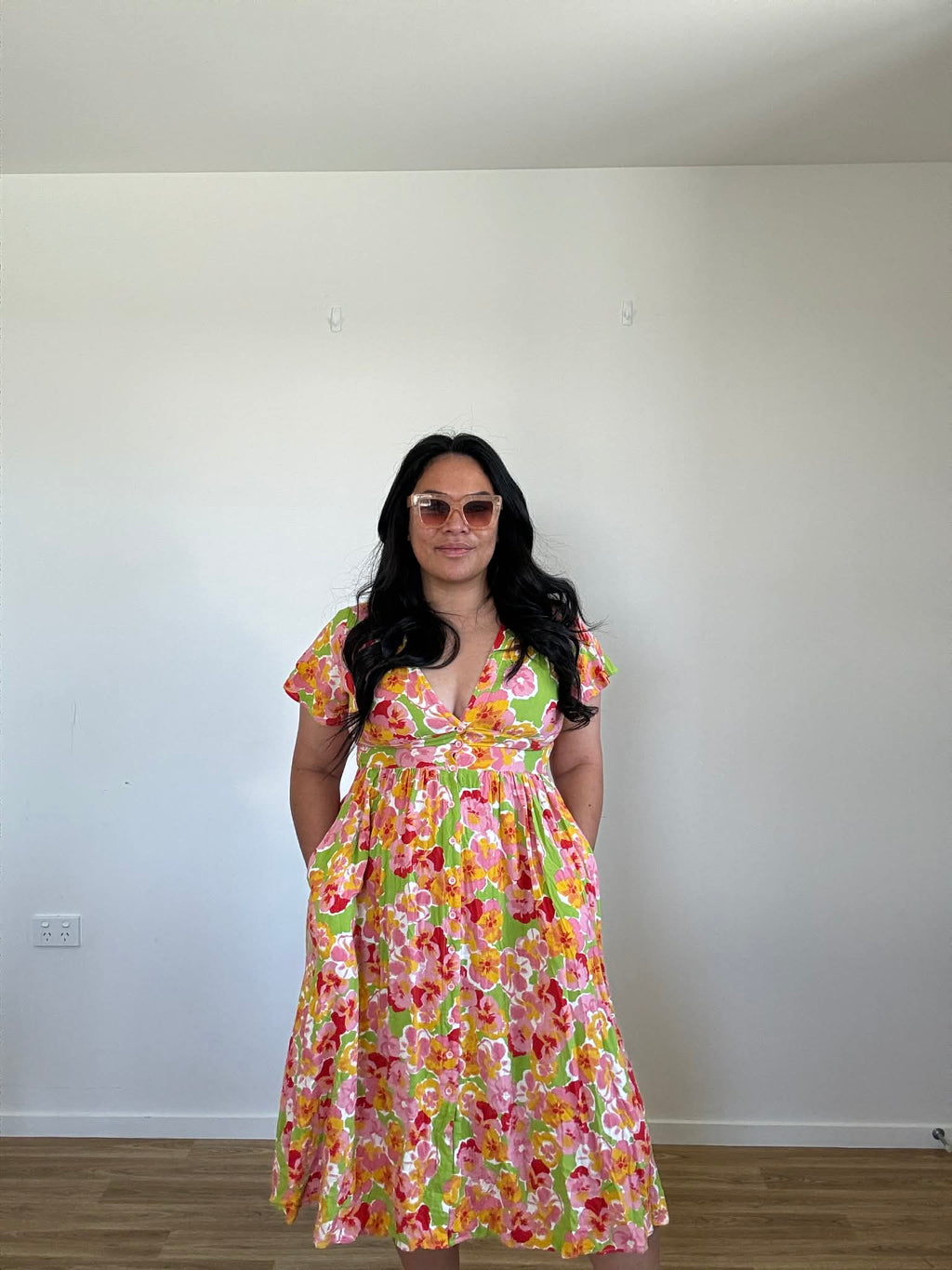 Grace & Co Floral Summer Dress (Size 12)