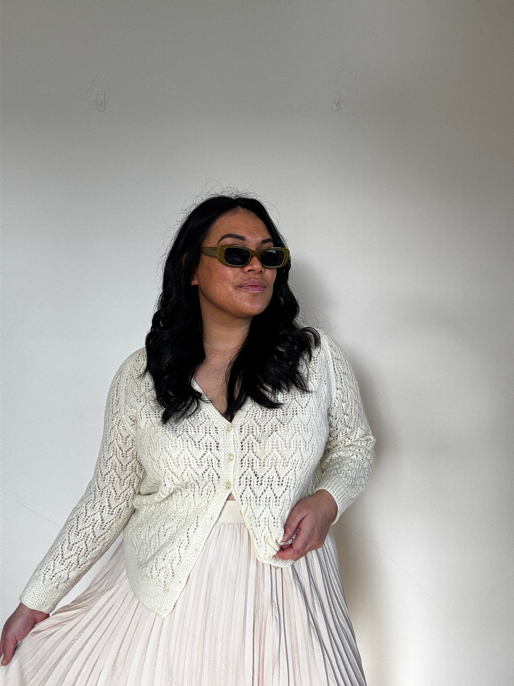Handknitted Cardigan (Size 12 - 14)
