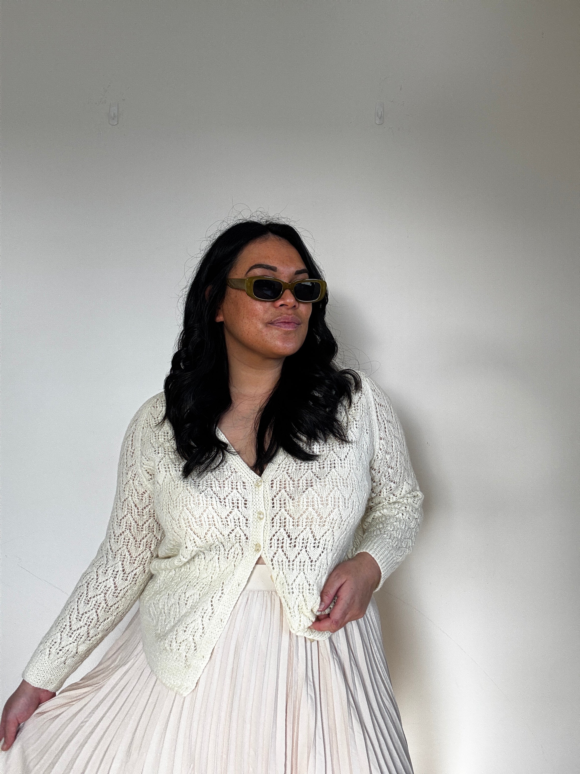 Handknitted Cardigan (Size 12 - 14)
