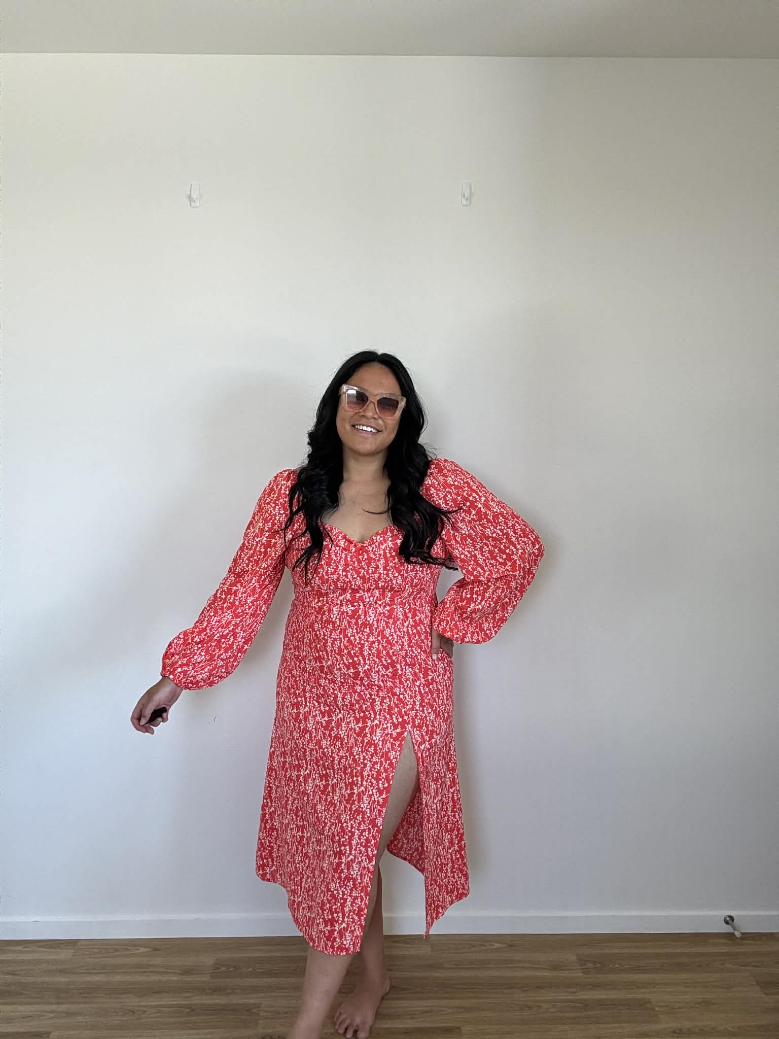 Savel High Split Midi (Size 14 - 16)