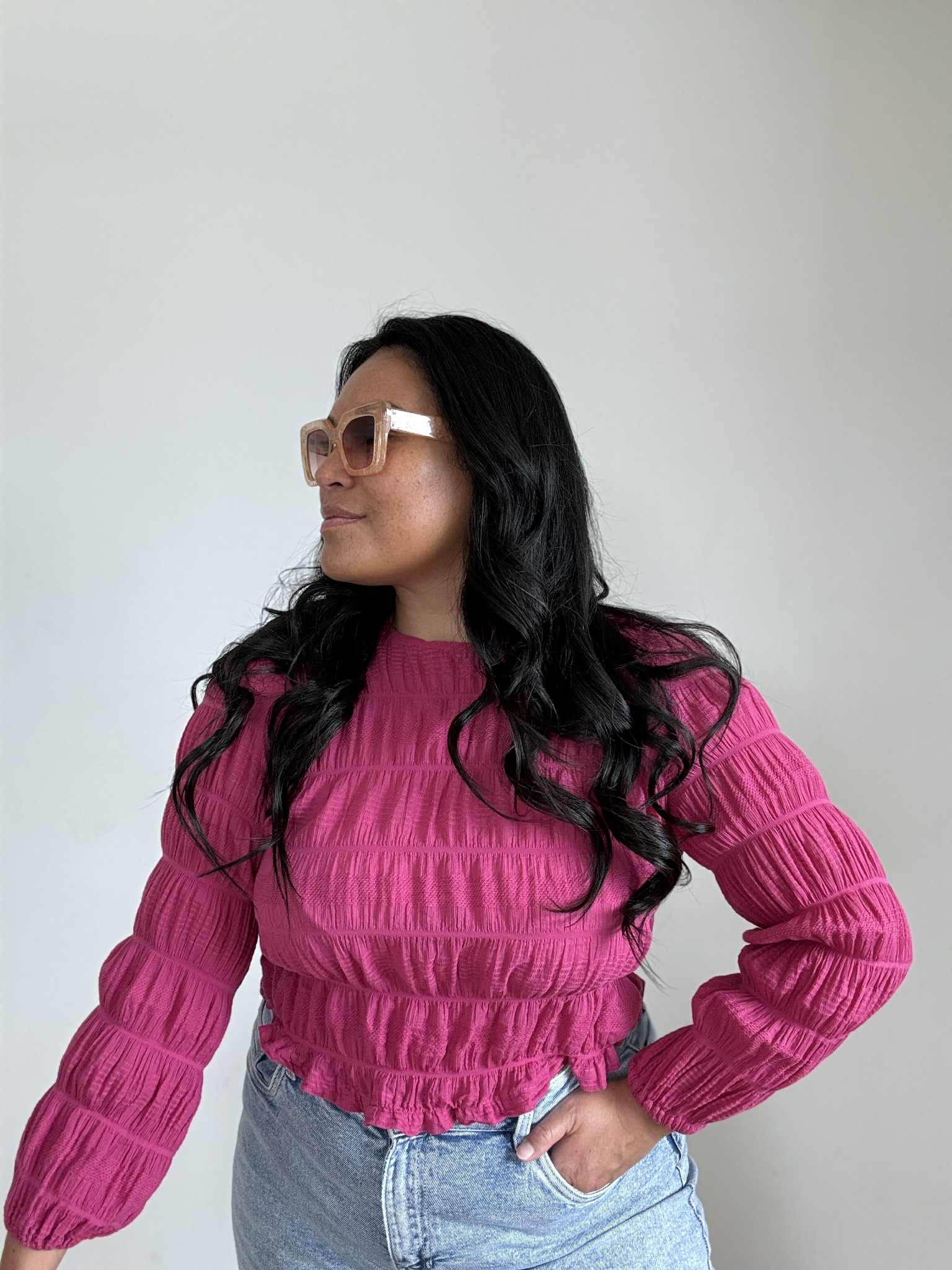 Pink Zest Top (Size 12 - 16)