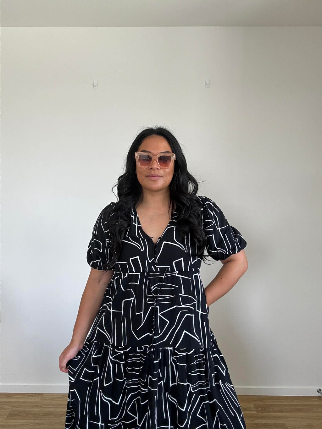 Fria Tiered Dress (Size 14 - 16)