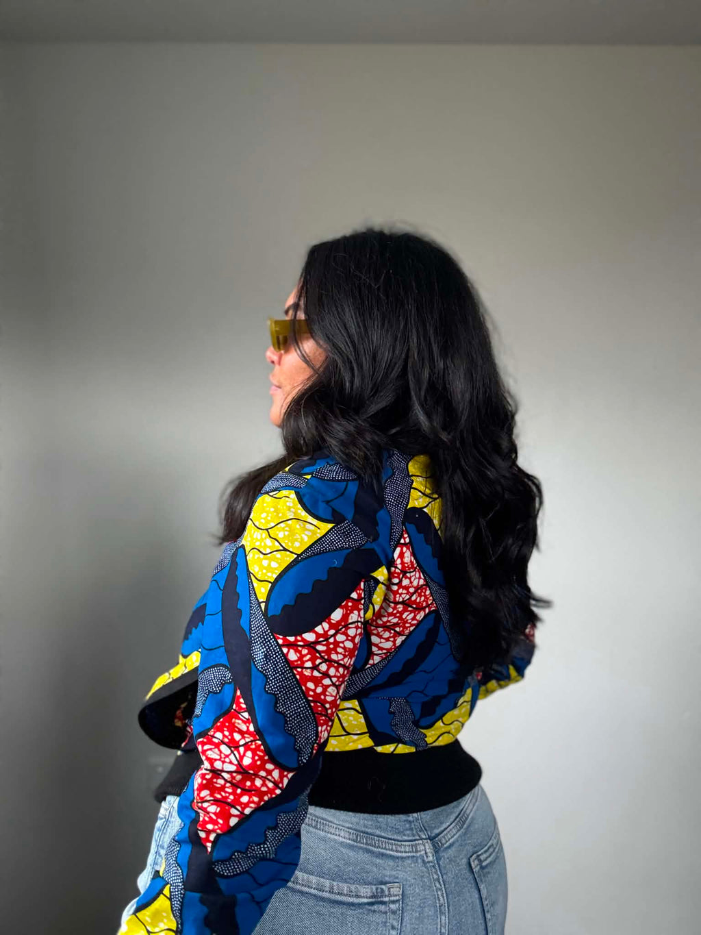 Handmade Bomber Jacket (Size 10 - 12)