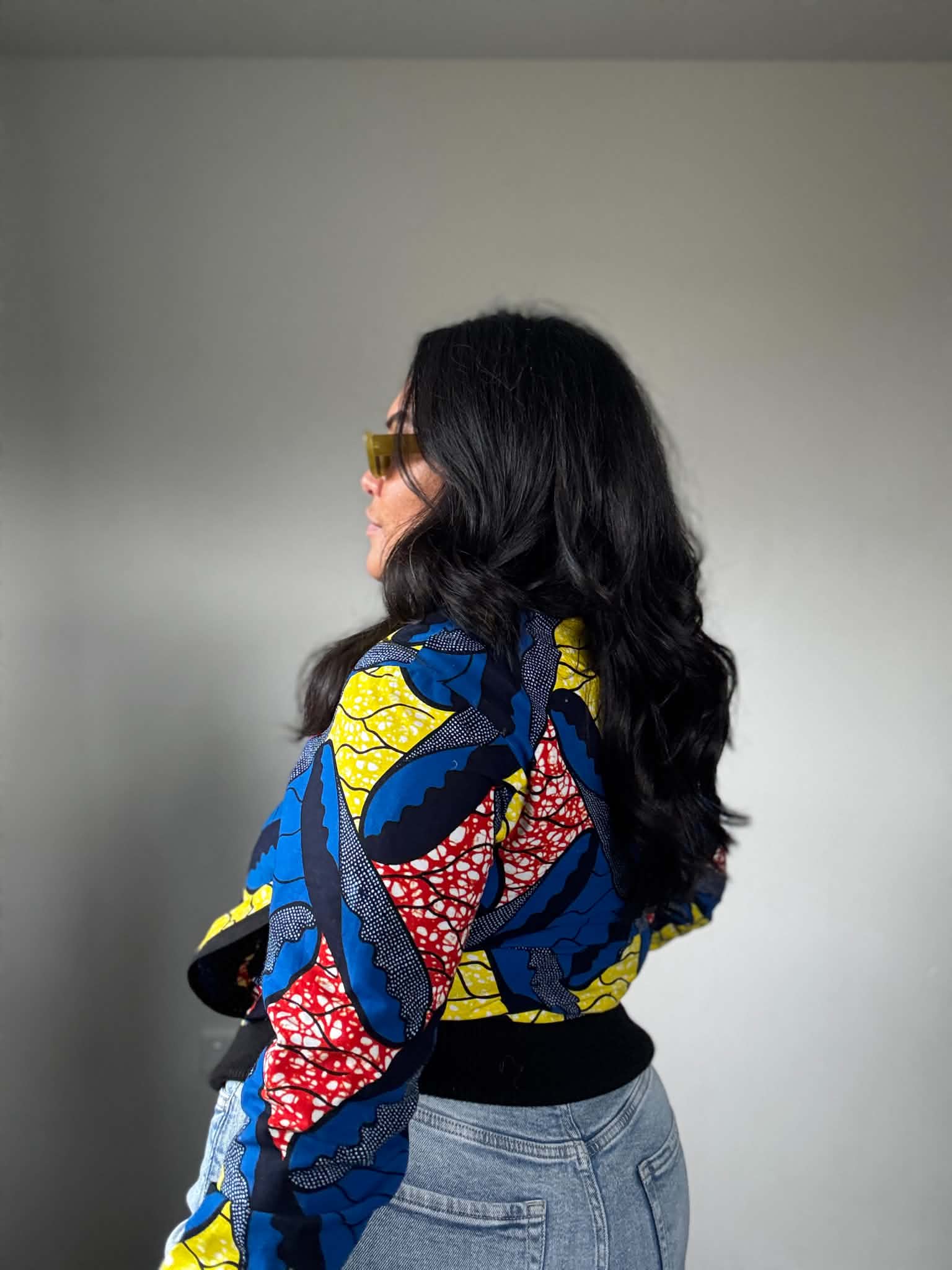 Handmade Bomber Jacket (Size 10 - 12)