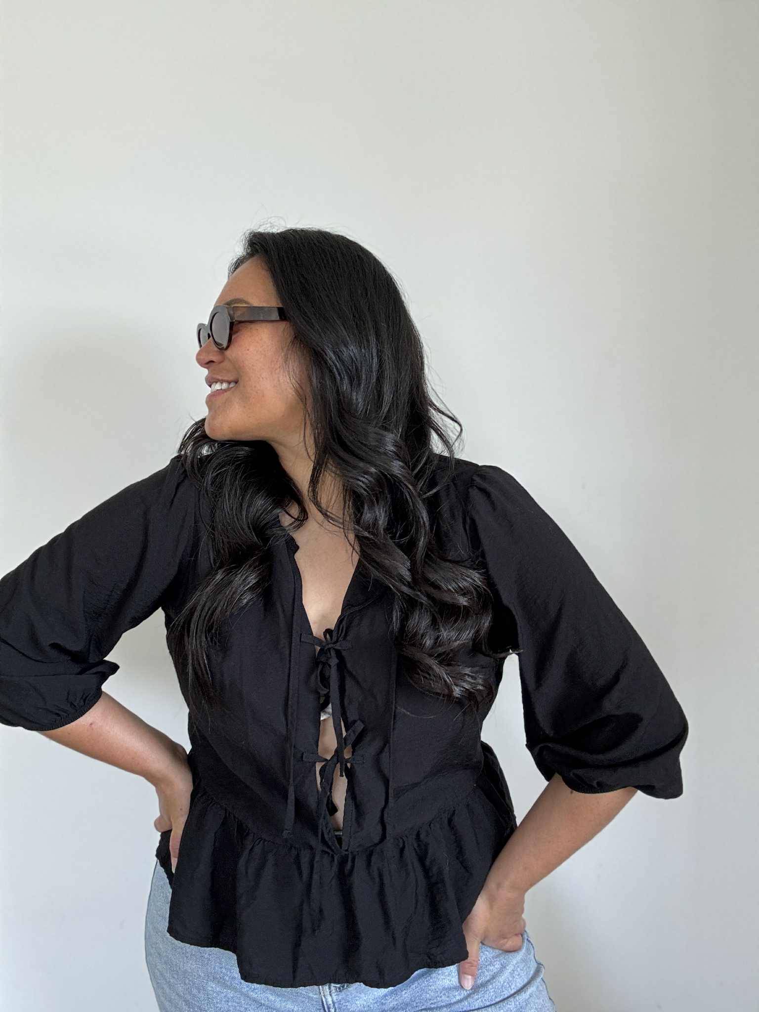 Black Spirit Top (Size 12 - 14)