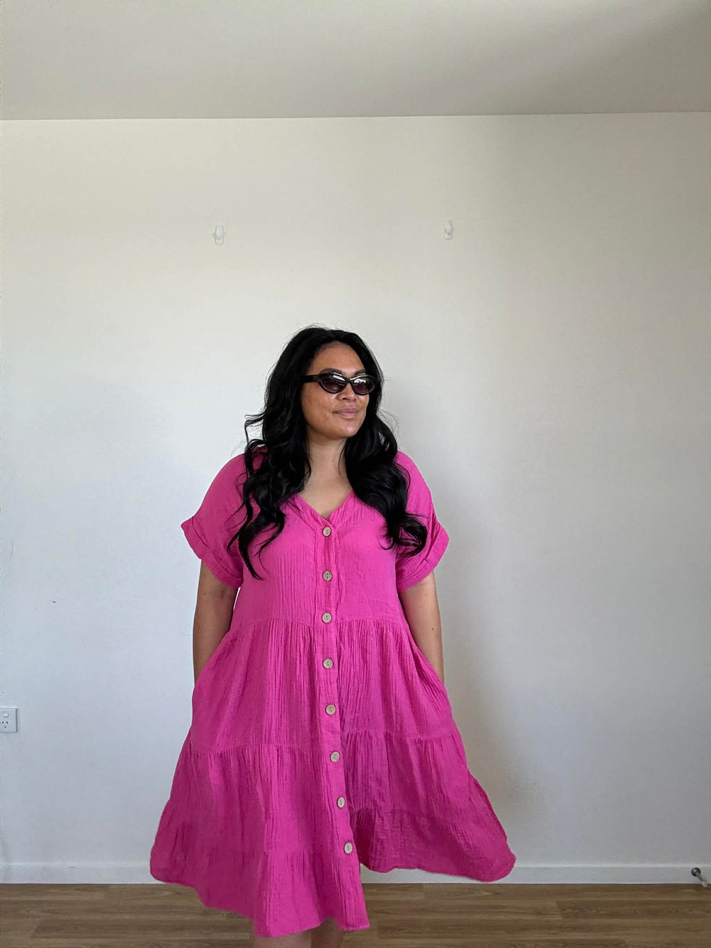 Studio Curve Hot Pink Dress (Size 18)