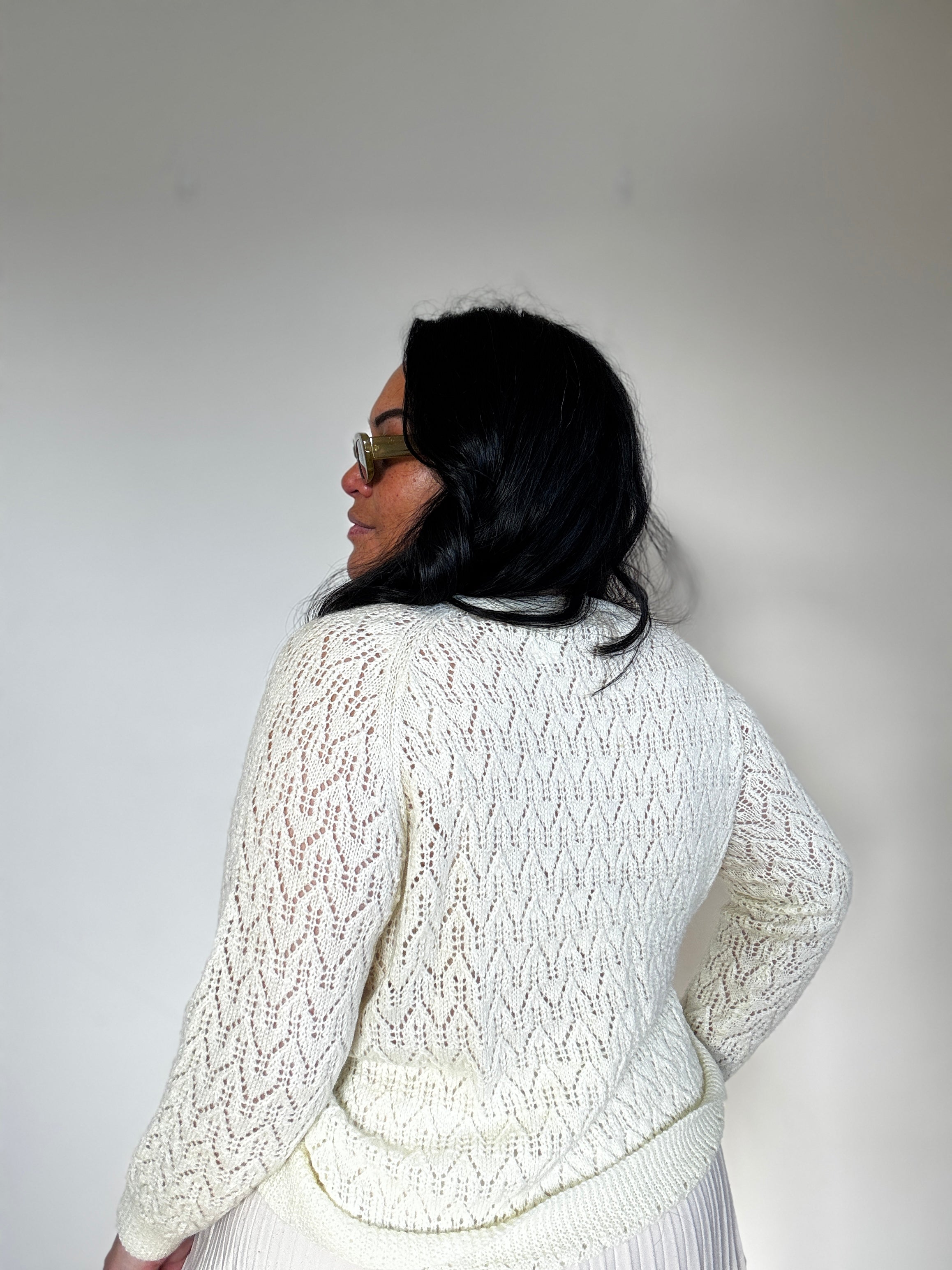 Handknitted Cardigan (Size 12 - 14)