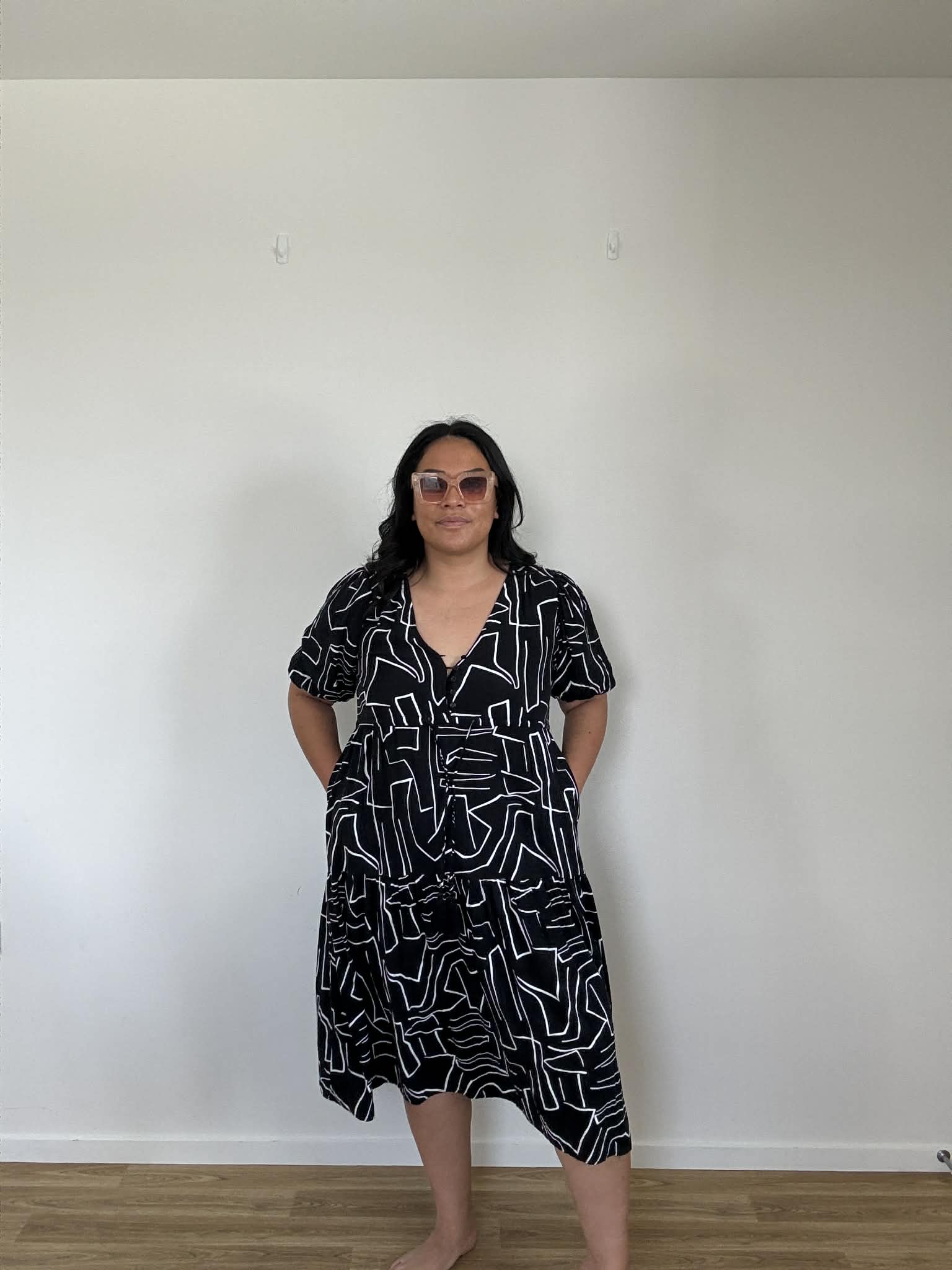 Fria Tiered Dress (Size 14 - 16)