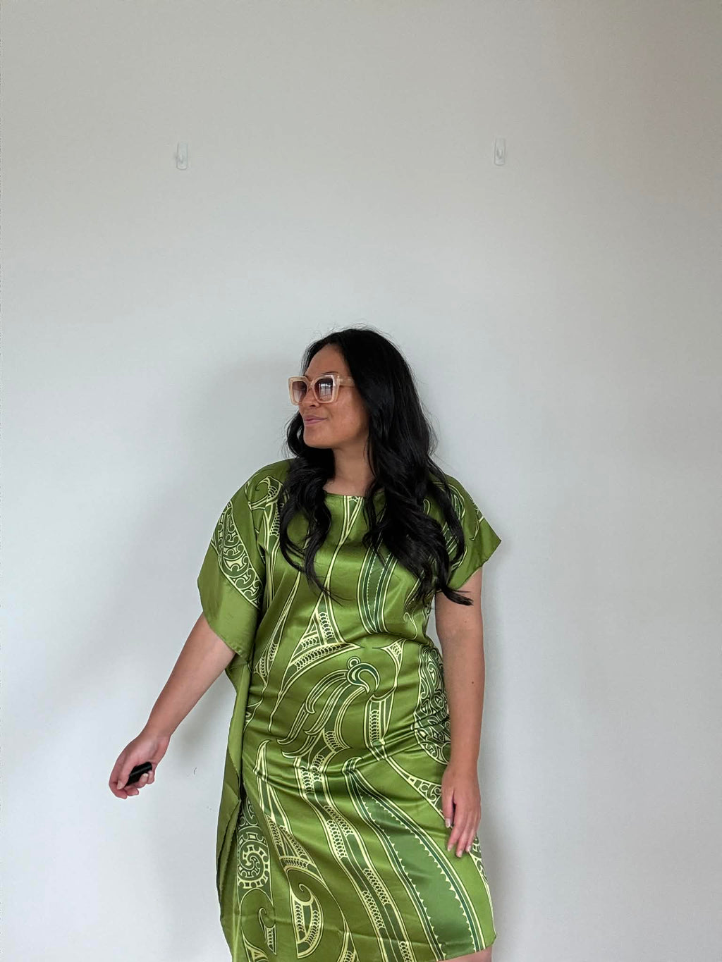 Hard Out Kiwi Slip Dress (Size 14)