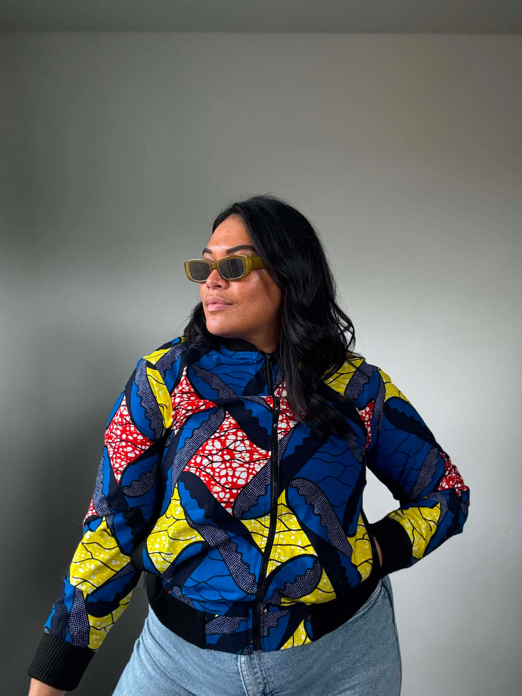 Handmade Bomber Jacket (Size 10 - 12)