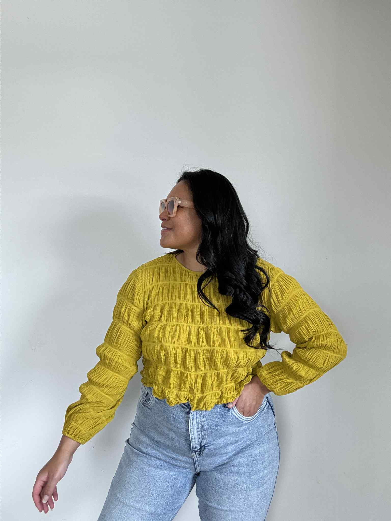 Mustard Zest Top (Size 8 - 12)
