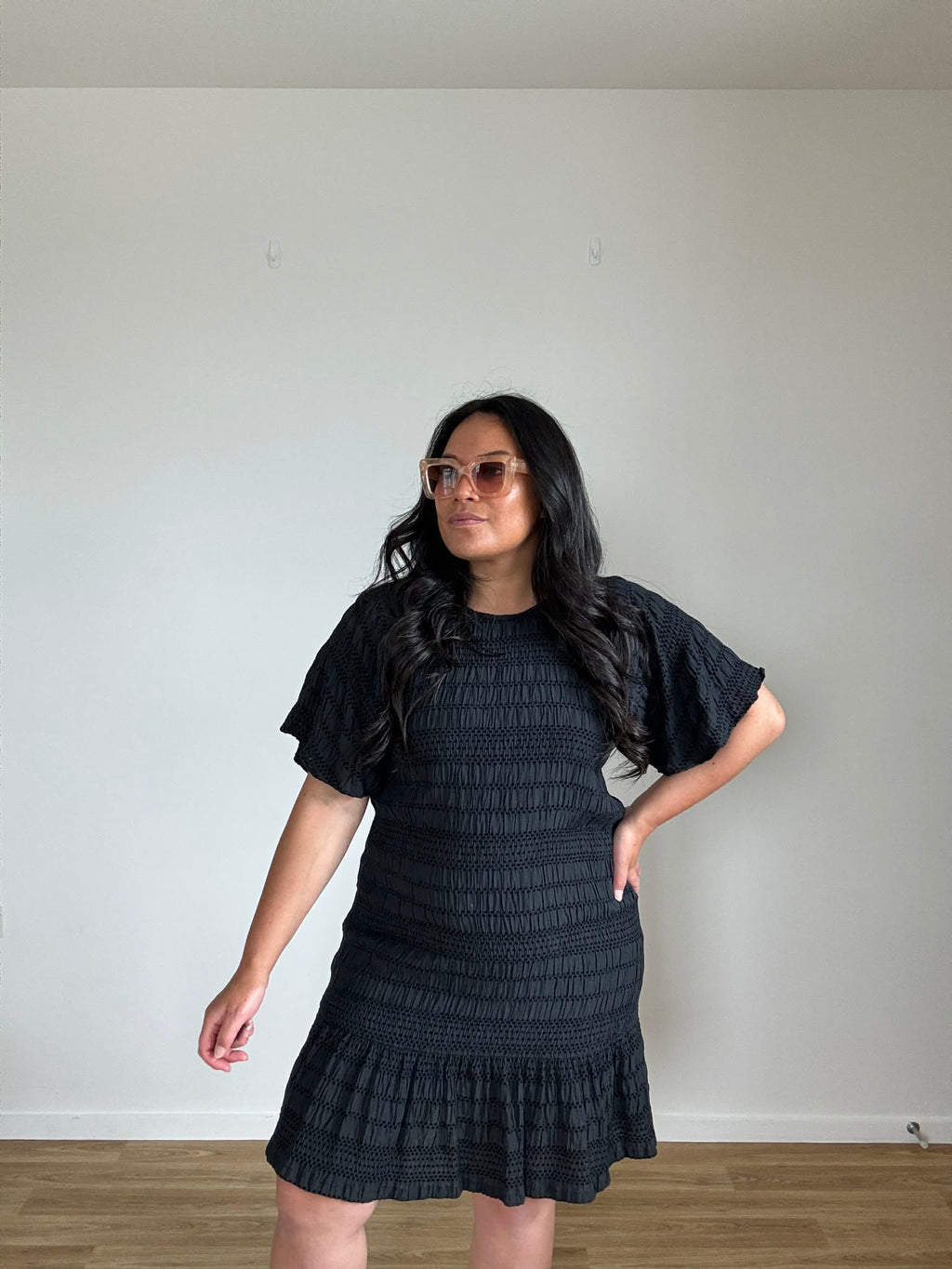 Knewe Label Black Dress (Size 14)