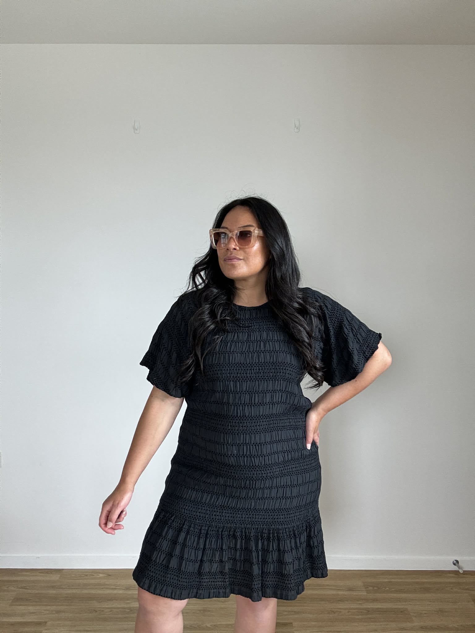 Knewe Label Black Dress (Size 14)