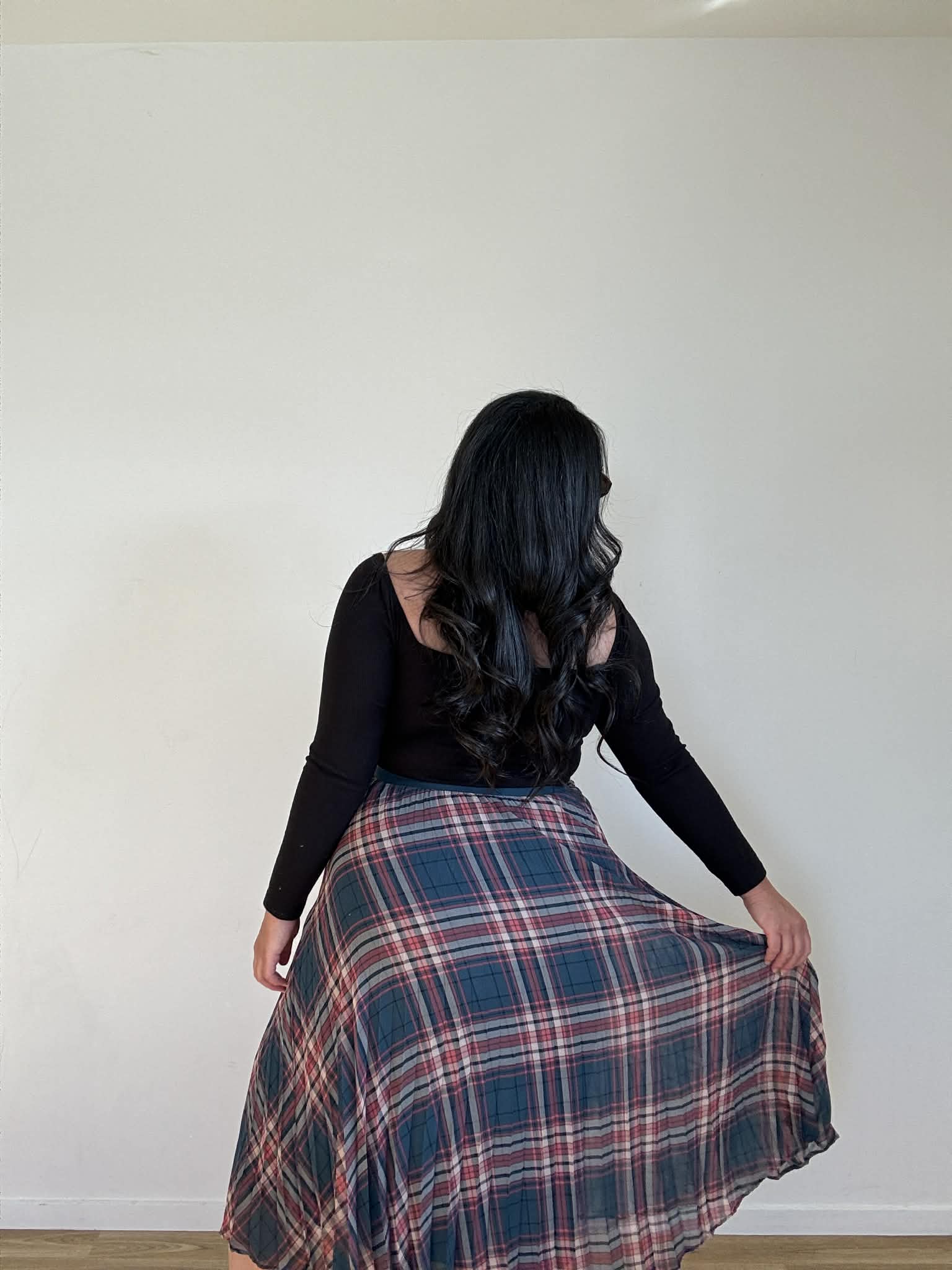Band of Gypsies Tartan Print Skirt (Size 12 & 14)