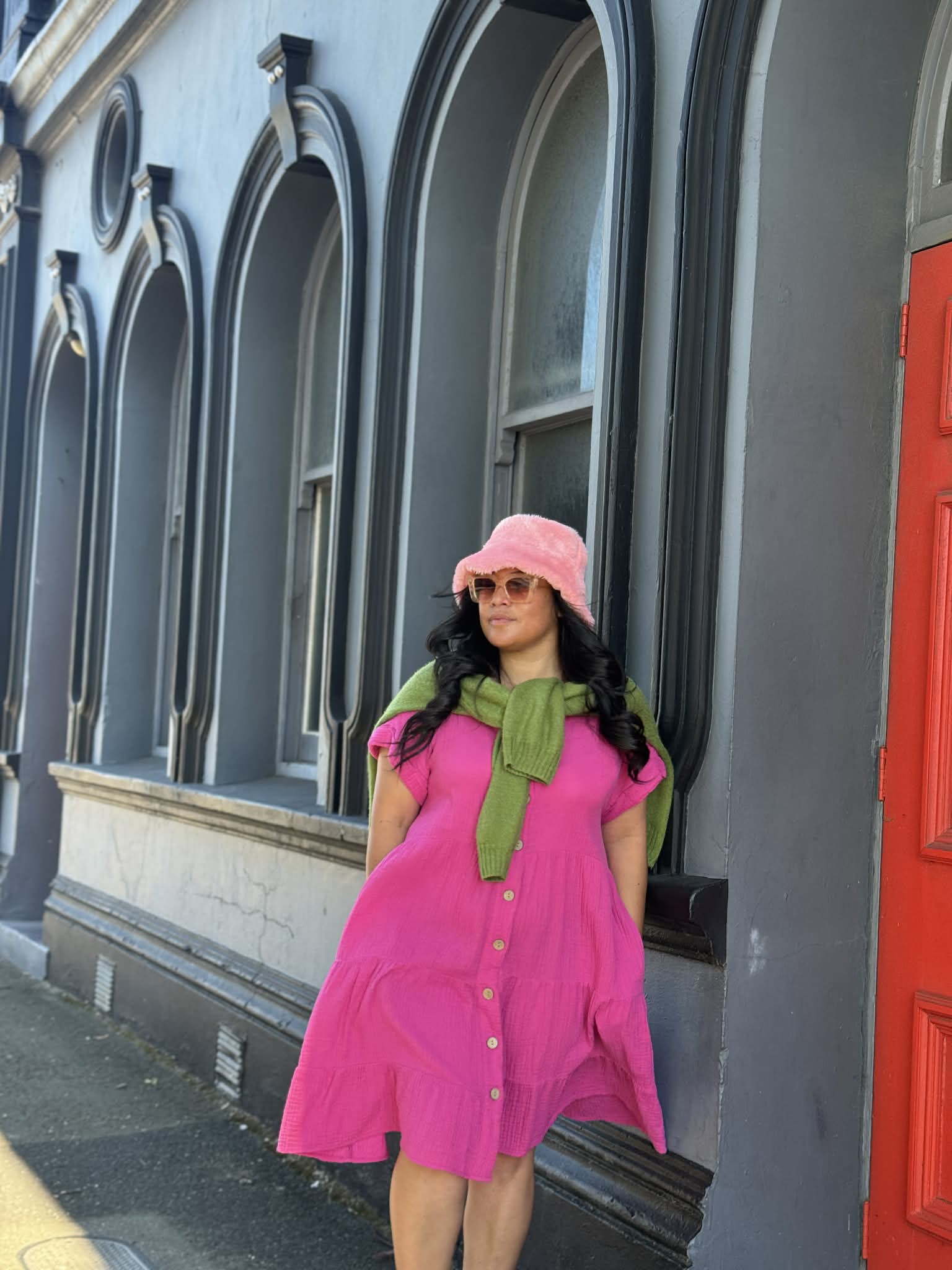 Studio Curve Hot Pink Dress (Size 18)