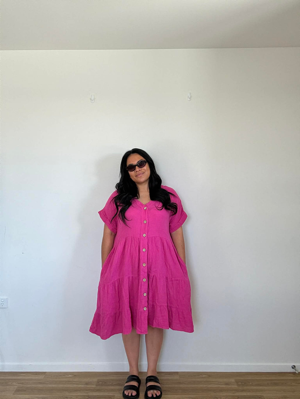 Studio Curve Hot Pink Dress (Size 18)