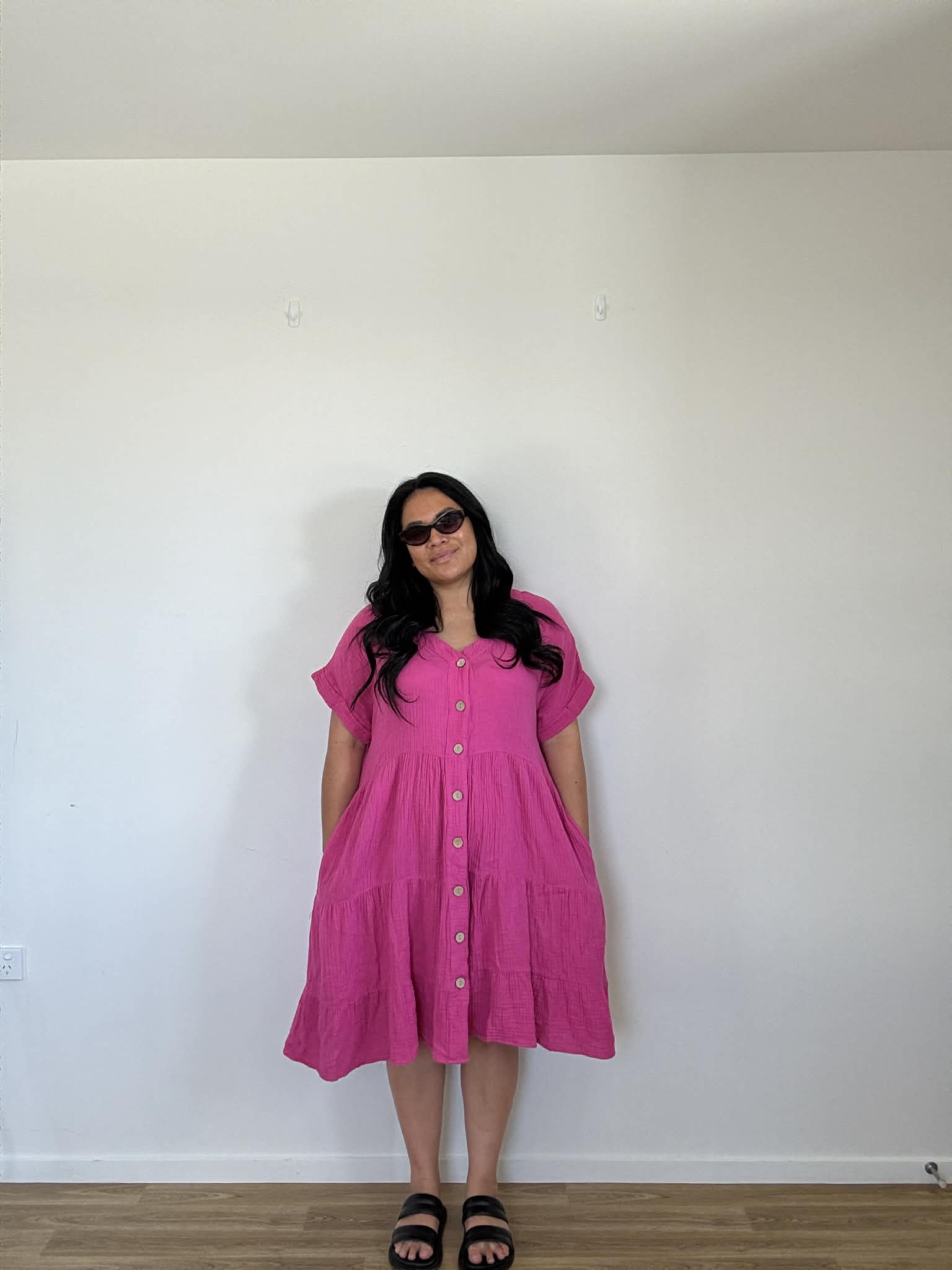 Studio Curve Hot Pink Dress (Size 18)