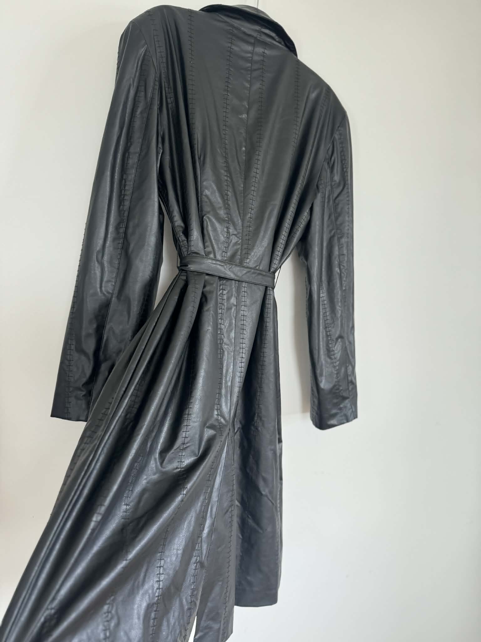 Max Faux Leather Trench (Size 12 - 14)