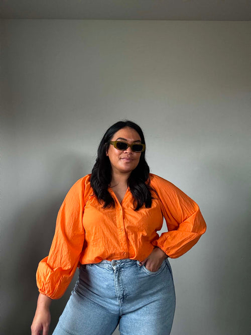Esmaee Blouse (Size 10 - 12 loose fitted)