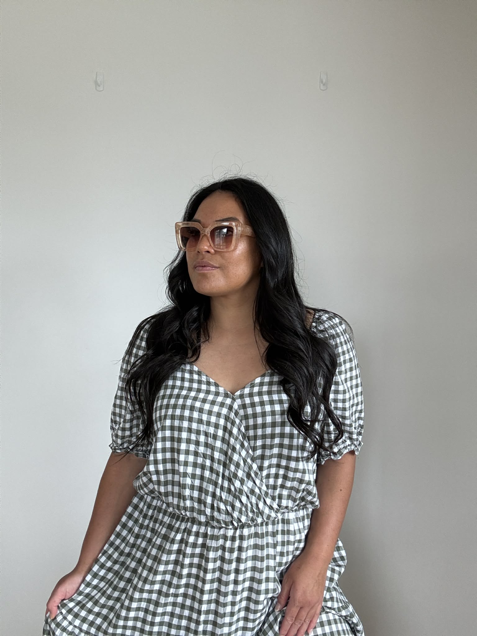 Isobelle Gingham Print Dress (Size 22)