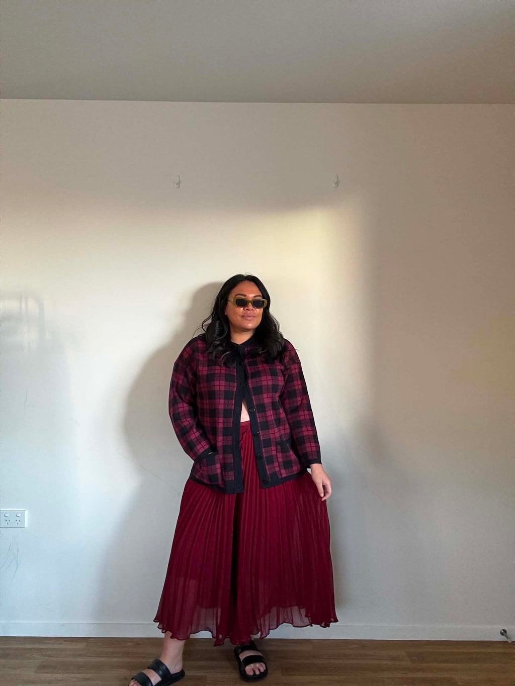 Zara Wide Leg Pleated Skirt/Pant (Size 14)