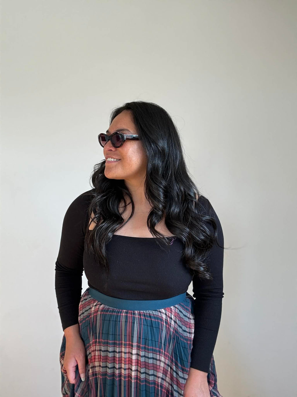 Band of Gypsies Tartan Print Skirt (Size 12 & 14)