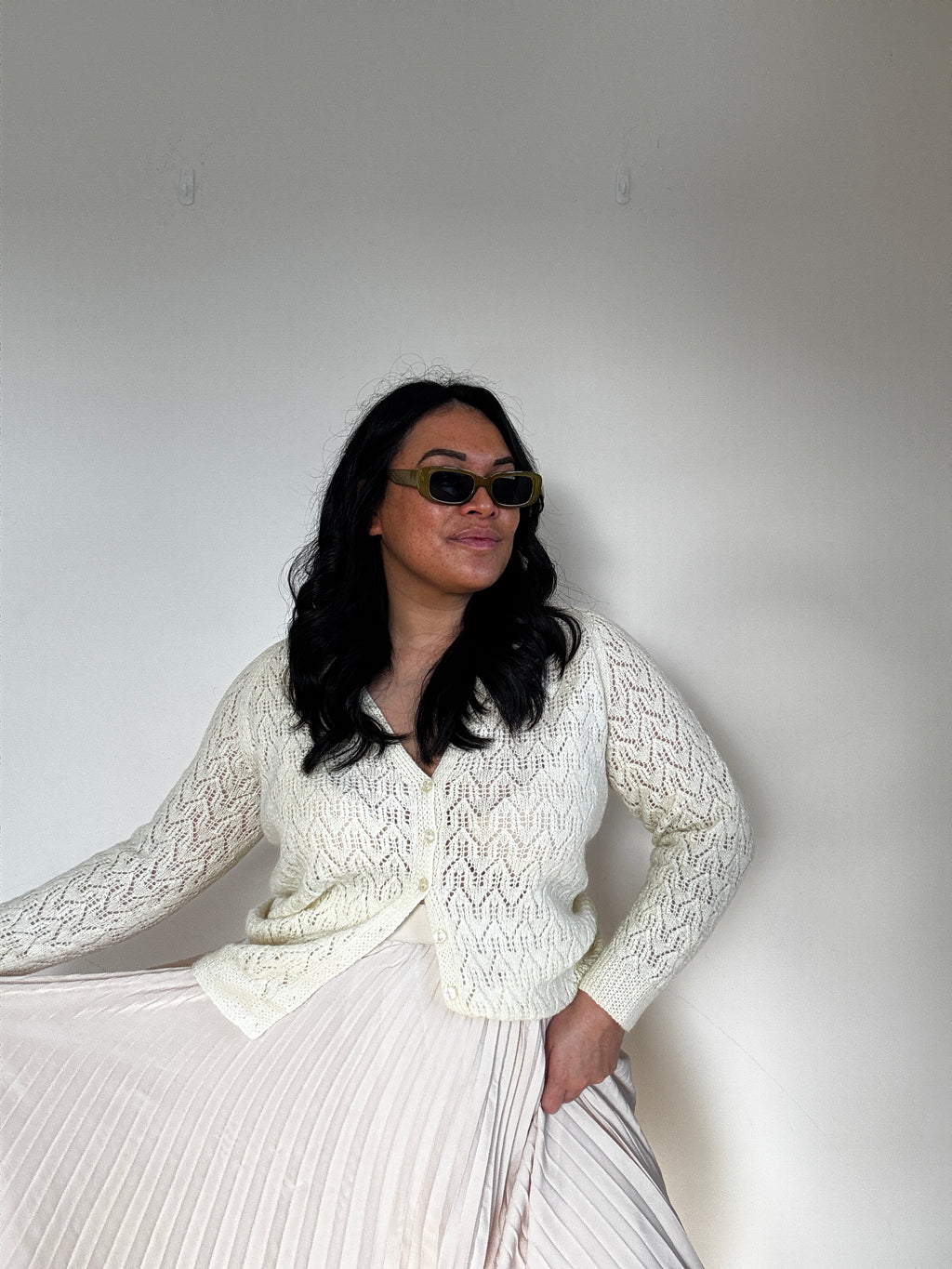 Handknitted Cardigan (Size 12 - 14)