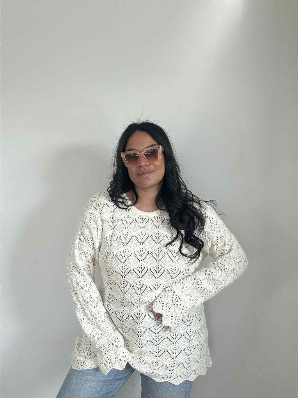 Boho Crochet Mini/Top (Size 14 - 16)