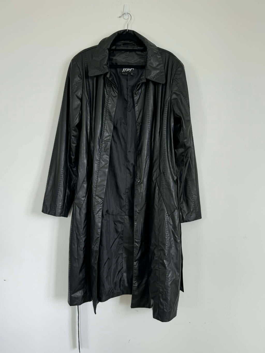 Max Faux Leather Trench (Size 12 - 14)