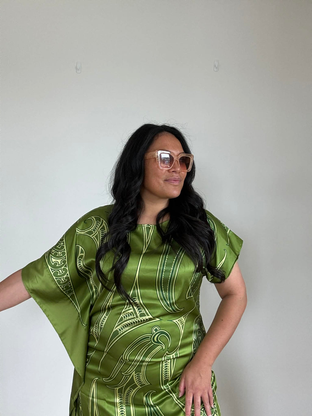 Hard Out Kiwi Slip Dress (Size 14)