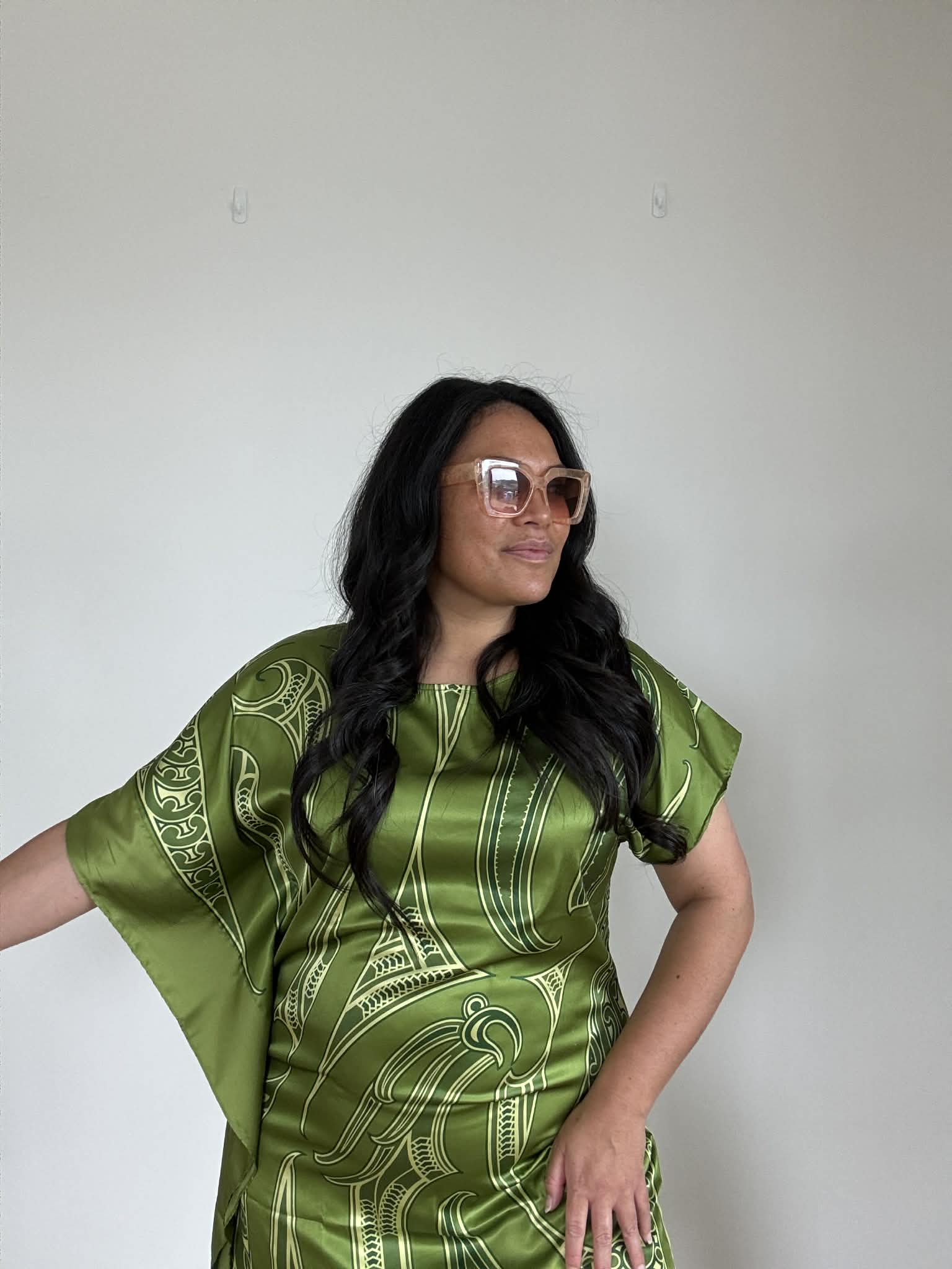 Hard Out Kiwi Slip Dress (Size 14)