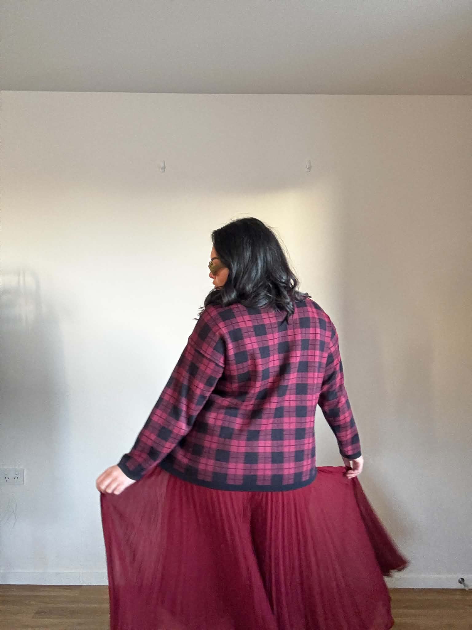 Zara Wide Leg Pleated Skirt/Pant (Size 14)