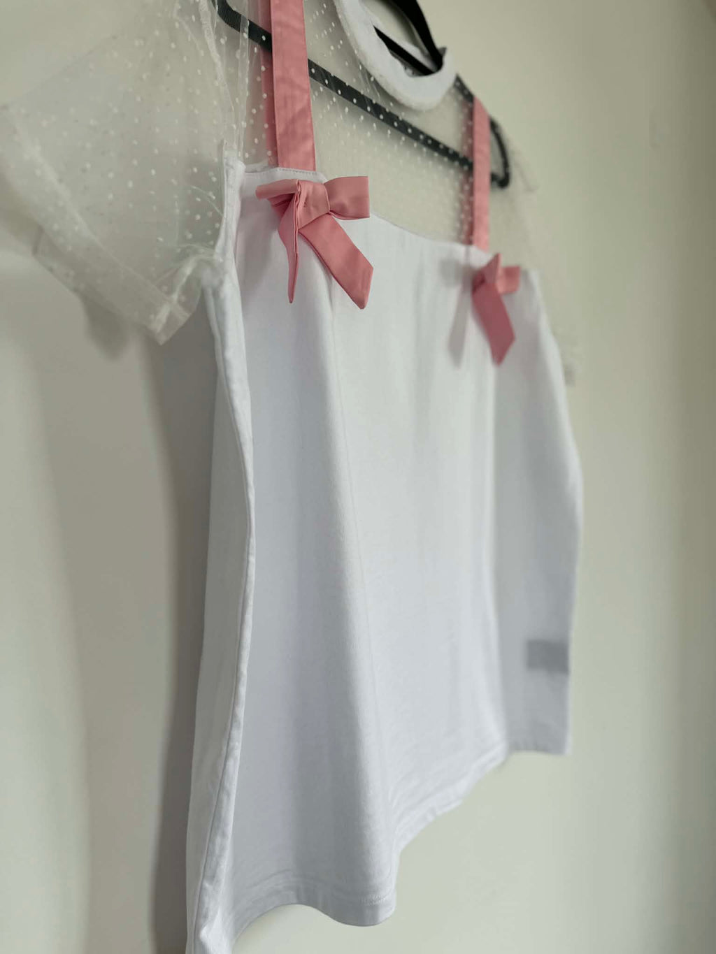 Lazy Oaf Tied Up Bow T-Shirt (Size S/M)