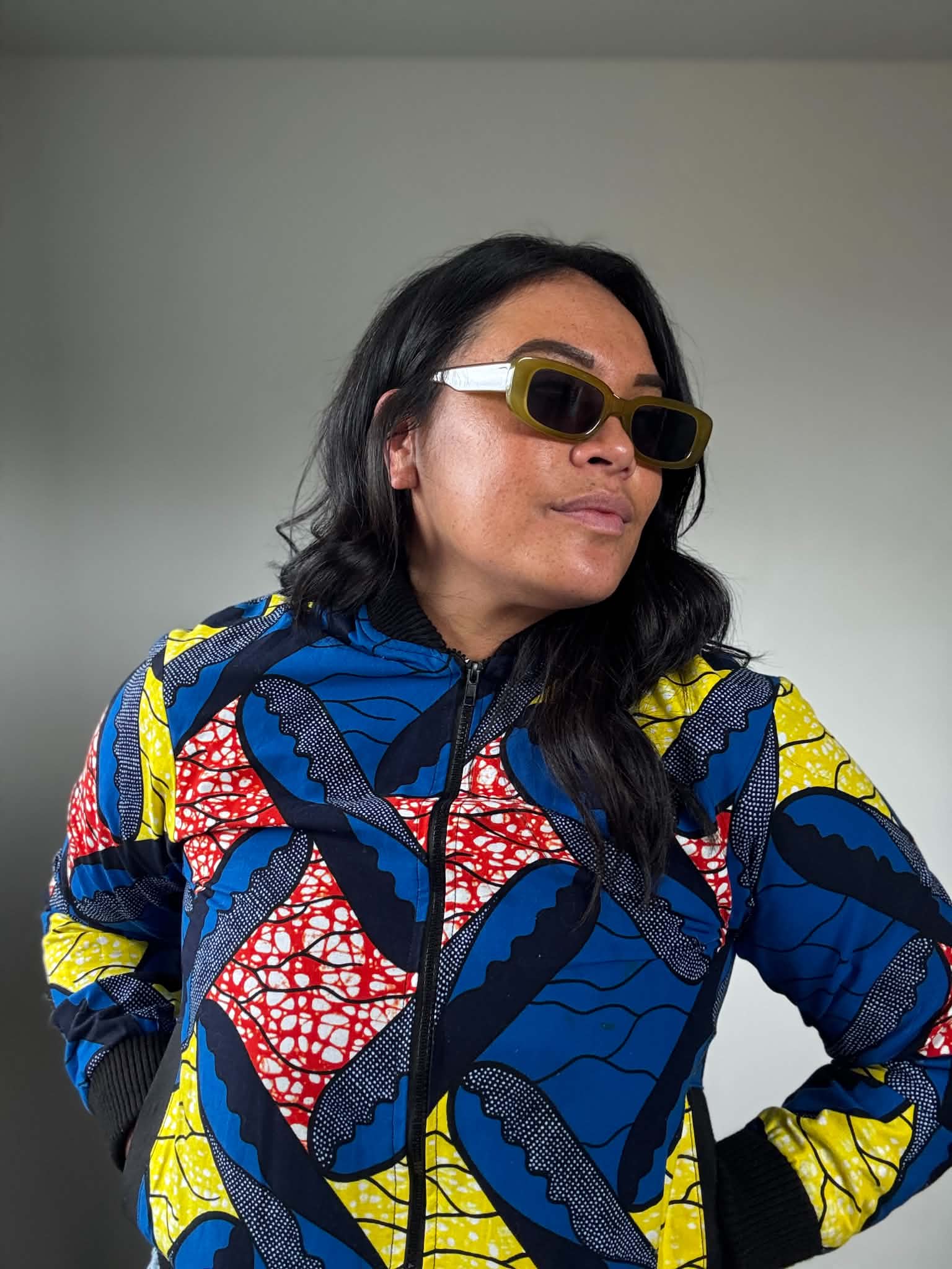 Handmade Bomber Jacket (Size 10 - 12)